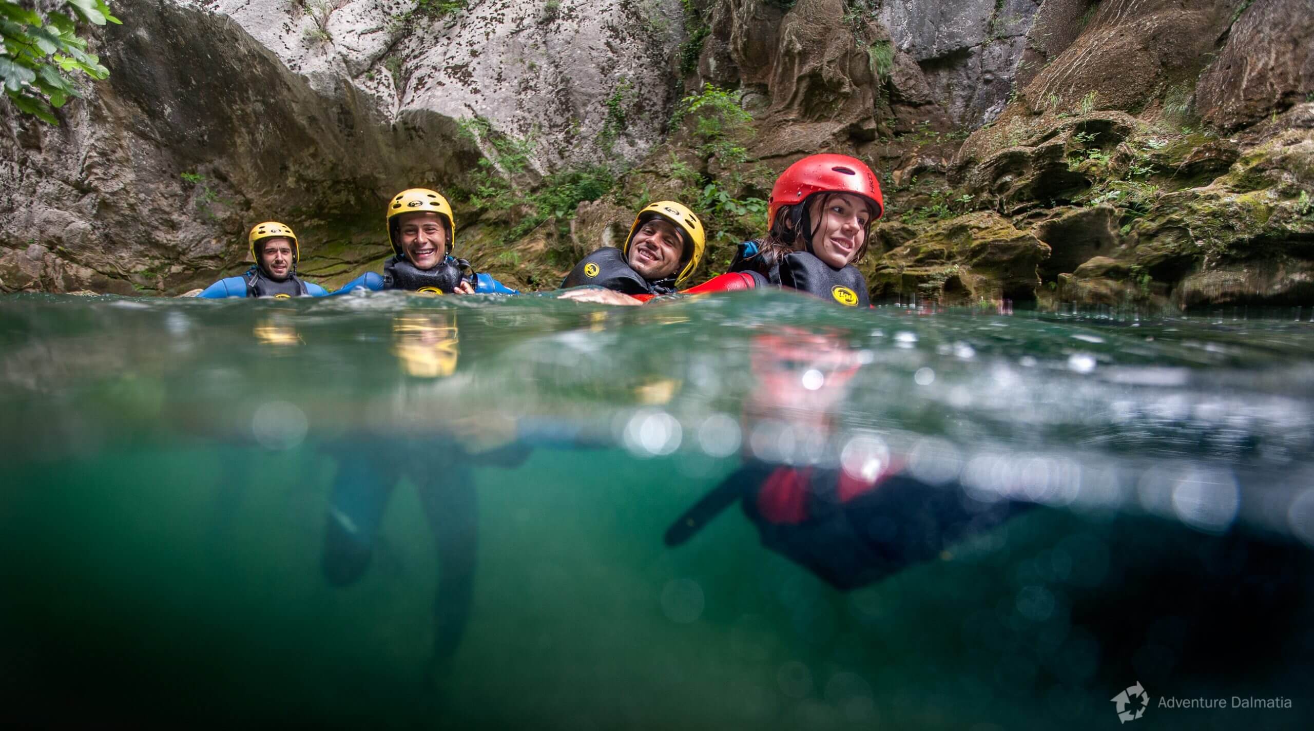 Split Adventure basic canyoning tour on Cetina river with experienced guides and daily departure