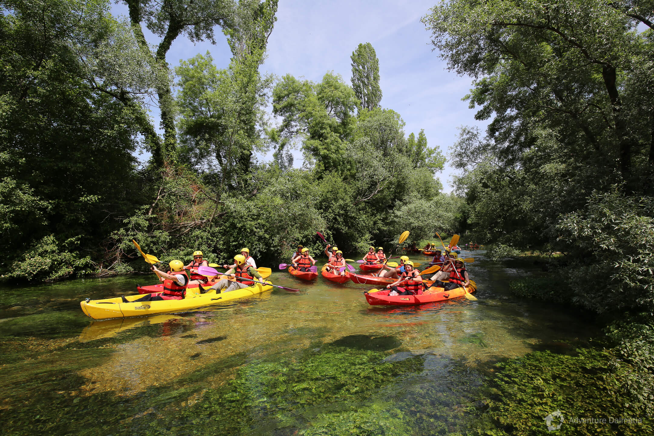Great family adventure on calm waters of Vrljika river near Imotski town; daily departure