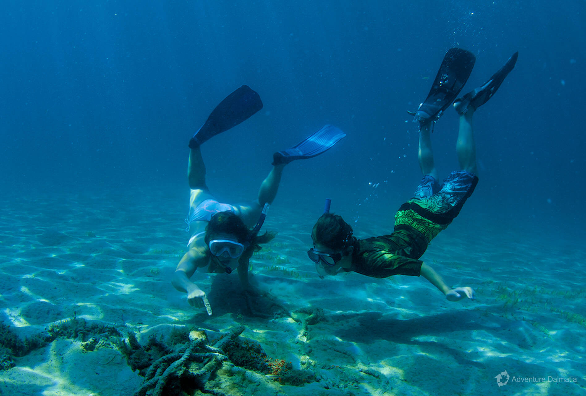 Snorkeling is a simple and great way to explore the underwater of the Adriatic sea.